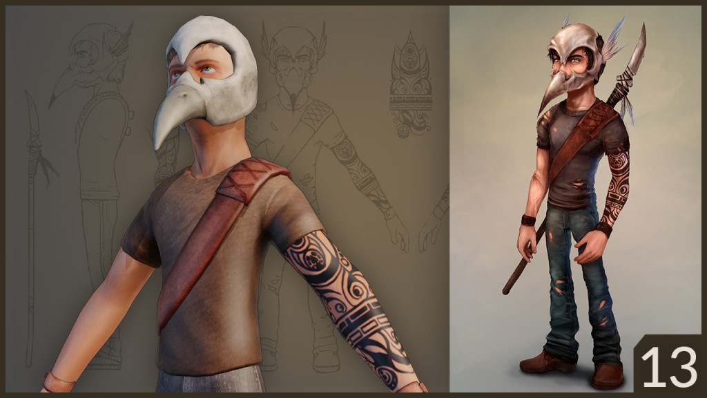 CGC Classic: Low Poly Character with Skull Helmet preview image 4